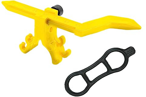 NISHZHU Mini-Fahrrad-Rad-Zentrierständer, Fahrrad-Felgen-Einstellwerkzeuge, Fahrrad-Rad-Reparatur-Werkzeuge, Fahrradzubehör, Zubehör, Teile, Gelb