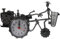 Yardenfun Vintage Traktor-uhr Mit Stifthalter Für Schreibtischdekoration Rustikales Design Langlebiges Material Vielseitig Einsetzbar Perfektes Für Freunde Und Familie