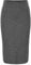 ONLY Damen ONLEMMA Slit Skirt JRS NOOS Rock, Dark Grey Melange,S