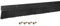 sourcing map Brosse de porte en forme de H avec base en alliage d'aluminium et brosse PP de 40 mm pour la maison, l'industrie (900 mm L, noir)