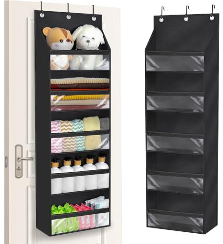Winter Shore Hängeorganizer Tür - Hängeaufbewahrung Tür mit 5 Fächer - Tür Organizer Hängend für Garn, Geldbörsen, Handtücher & Mehr - Robustes Hängeregal Tür für Wäsche, Badezimmer & Speisekammer