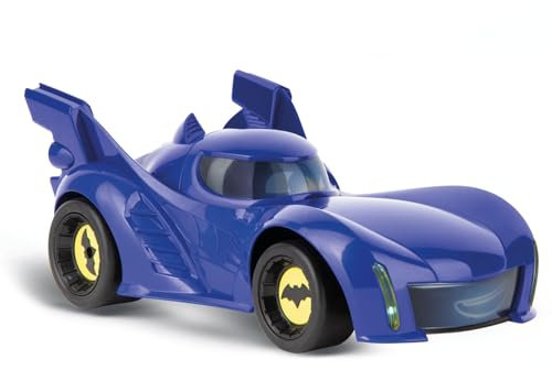 Carrera - 370201080 First RC Batwheels Bam I 2,4GHz I Original Lizenz I Für Kinder ab 3 Jahren I LED Lichter und Soundeffekte I Batman Spielfigur inklusive I Einfach zu steuern