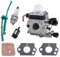 CYWVYNYT Kit carburatore per tosaerba Stihl FS38 FS45 FS46 FS55 FS74 FS75 FS80 FS85 HL45 HL75 HS70 HS74 KM55 KM55R