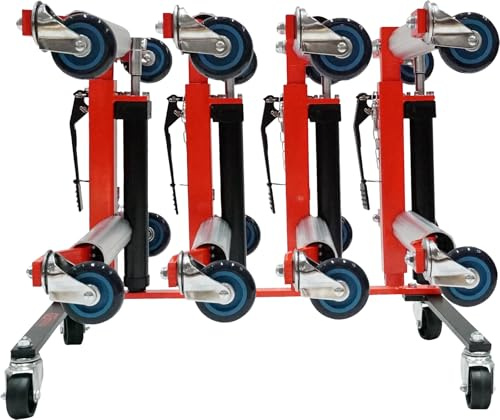 KS Tools 160.1220 Performance Aufbewahrungsgestell mit Vier hydraulischen Rangierhilfen, 5-TLG