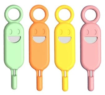 KGDUYC 4-teiliges SIM-sim karten nadel,Karten-Entfernungswerkzeug,Anti-Verlust-Pin, SIM-Karten-Fach-Öffnungswerkzeug Auswerfen Pins Nadelöffner Ejektor Kompatibel mit Allen Handy Smartphone