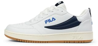 FILA Men's Rega NF Trainers, White Navy-Antique White, 43 EU, White Fila Navy Antique White, 9.5 UK