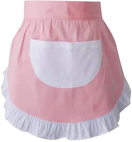 Ldabrye Maid Cosplay Schürze Maid Cosplay Kostüm Halbschürze Kellnerin Dienerin Kostüm Schürze Mädchen Cosplay Taille