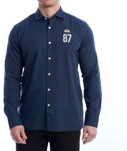La Martina Regular Fit Hemd YMC600-PP666 Herren