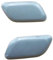 Szwaldaper Auto Styling Frontstoßstange Scheinwerferwaschanlage Sprühdüsenabdeckung Scheinwerferwaschanlage Jet Cap, for Toyota, Avensis T27 2008-2011 Autowaschdüsenabdeckung