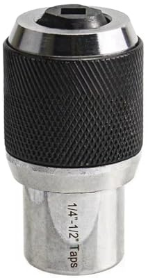 Qerwsdty Clé à douille réglable pour taraud 1/4-1/2 - Outil d'extraction de mâchoire réglable pour alésoirs de tarauds