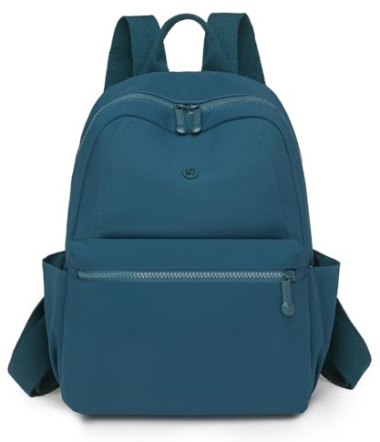 YUESITE Klein Rucksack Damen Elegant Leichter Tagesrucksack Blau | Diebstahlschutz, Wasserabweisend, Cityrucksack, Casual Daypack, für Alltag, Schule und Reisen