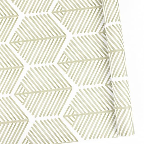 Abyssaly Papel Pintado Autoadhesivo, Vinilo Adhesivo para Muebles | 44 X 300 cm, Papel Pared Autoadhesivo Geométrico Moderno, Vinilo Adhesivo Muebles Impermeable Para Paredes y Decoración
