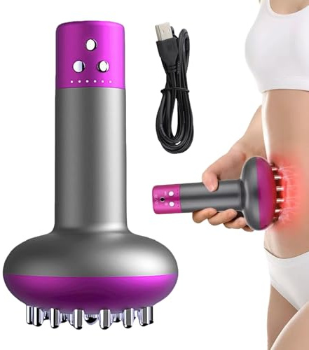 Körpermassagegerät Elektrisches Heizgerät Für Körperstraffung | 9 Verstellbare Stufen Muskelmassagegerät Für Linderung Hautstraffung Gewebe Schulter Bauch Bein Arm Magen Gesäß Rücken