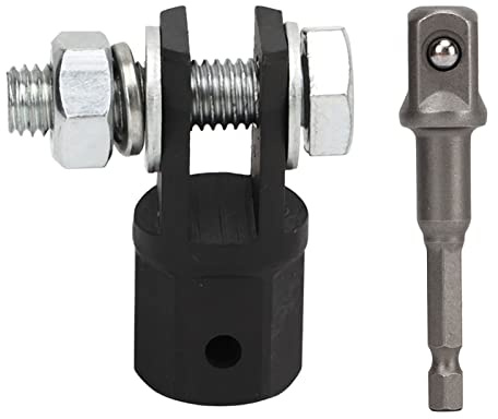 Ejoyous Scherenwagenheber Adapter, 1/2 Zoll Scherenheber Adapter Elektrischer Wagenheber Akkuschrauber Bohradapter, für 13/16-Zoll Radmutternschlüssel Steckschlüssel