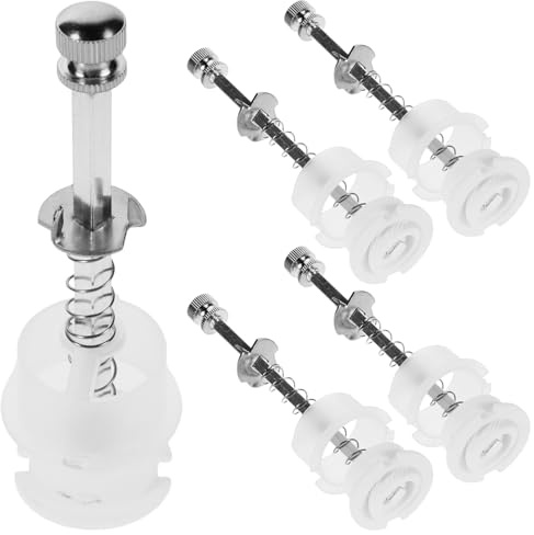 CATIEBYE 5Pcs Pepper Mill Spare Parts Grinder Replacement Parts High Compatibility Easy Cleaning Silver Aluminum Ceramic Metal Mechanism for Kitchen Tools Spice Grinder Repair