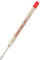 ONLINE ballpen refill international king-size red, G2 format line width medium, suitable for: Parker, Pelikan, Faber-Castell etc, durable, standard biro refills