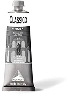 Maimeri CLASSICO 60 ml, Extra feine Künstlerölfarbe, Farbton Zinkweiß
