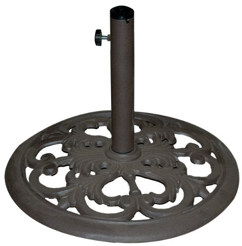 Tropishade 30-Pound Bronze Powder-Coated Cast Iron Umbrella Stand