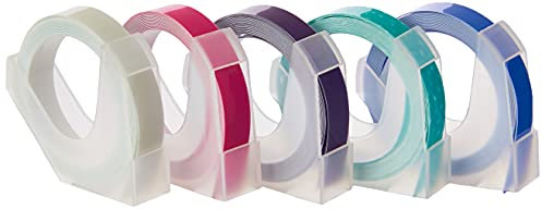 Artemio 5tlg Refill Tapes für Click Click Pastell Label Maker