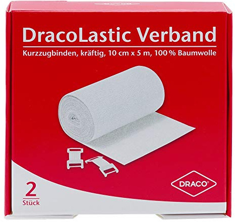 DRACOLASTIC Verband kräftig 10 cm Doppelpac 2 St