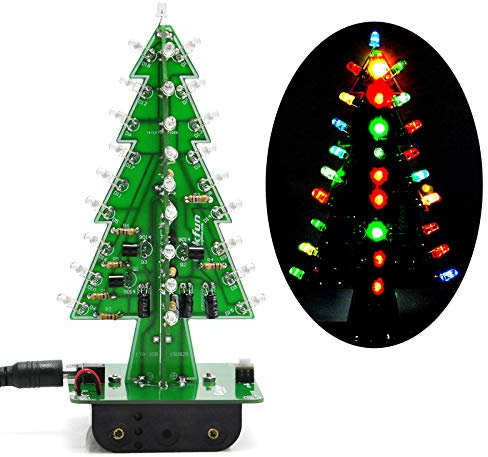 Gikfun 3D Xmas Tree Led Christmas Tree Diy Kits Welding kit EK1697