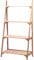 dobar® 58465e Großes Blumenregal 4-stufig | Pflanzregal Massivholz | Blumenleiter | Pflanzständer | Blumenständer | Multifunktionales Dekorationsregal | 4 Etagen | 75 x 39 x 146 cm | Natur