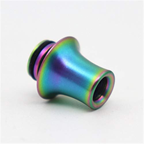 Denghui-ec, 1 unids 510 Punta de Goteo Pei de Acero Inoxidable Punta de Goteo para RDA RTA Atomizador como VapeFly Holic MTL RDA/Galaxies MTL/Kayfun Lite 2019 MTL RTA,Sin Tabaco ni nicotina