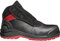 BASE Protection Sparkle S3 HRO Ci HI SRC Zapato de Seguridad, Talla: 45, Color: Negro/Rojo, B0880BKD45