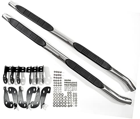 J&J AUTOMOTIVE | Tubes Marche-Pieds Latéraux Marche Pieds Compatible avec Pathfinder R51 2005-2012, 2 pcs D+G, d'installation et de Fixation