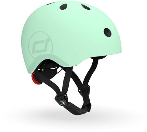 Scoot & Ride Kinder Fahrradhelm, Kiwi, 51 bis 55cm