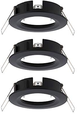 Paulmann 92481 Einbauleuchte Choose Spot Starr Max. 3x10W Deckeneinbaustrahler Schwarz Matt Einbaulampe Ohne Leuchtmittel Alu