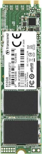 Transcend MTE652T2 512GB interno M.2 SSD 2280 PCIe NVMe 3.0 x4 Retail TS512GMTE652T2