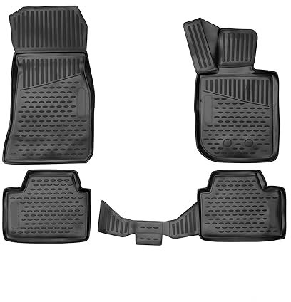 OMAC Gummimatten Fußmatten für BMW 3er Limo Touring G20 G21 2019-2025 TPE 4X