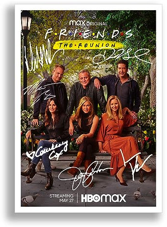 FRIENDS The Reunion Cast Signed Autograph A4 Poster Photo Print TV Show Series Framed Boxset Memorabilia Gift (A4 POSTER ONLY)