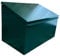 Indoor Outdoors Metal Parcel Delivery Box for Letters and Small Packages - Waterproof and Secure Container, Courier Package, Postbox, Drop Box Deliveries - Without Lock