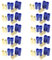 HRB 10 Paar EC5 Stecker Adapter Männlich Weiblich 5,0 mm Buchsen Gold Bullet Bananenstecker Stecker für RC ESC Lipo Akku Gerät Elektromotor