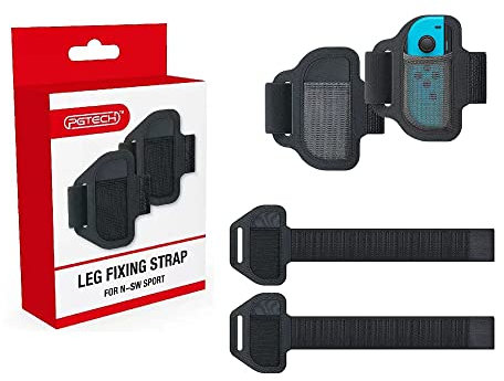 2er-Pack Leg Strap Ring Fit Adventure NS Switch/Switch OLED, Elastische Beingurt für Joy Con Controller 2023 Sports Games Soccer Erwachsene und Kinder