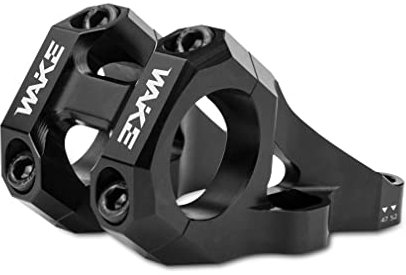 CYSKY Direct Mount Vorbau 31,8mm Klemmung, Einteilige Konstruktion Leichtes Design für Dual Crown Gabeln (Schwarz)