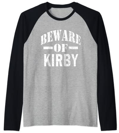 Hüten Sie sich vor KIRBY Family Reunion Nachname Team Custom Raglan