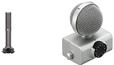 ZOOM SSH-6 Stereo Shotgun Mikrofon für H5/H6/Q8 & MSH-6 MS Capsule für H5/H6/Q8, Schwarz