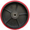 Hubwagen Rad Polyurethan 200 x 50/50 mm, Achse 20 mm inkl. Kugellager - Ersatzrad