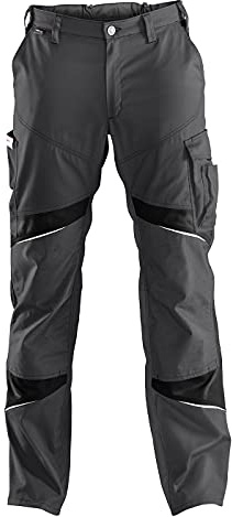 KÜBLER ACTIVIQ Hose HIGH PSA 2 – Allround-Arbeitshose mit Cordura-Knieschutztaschen, ergonomischer Linienführung, Reflex-Elementen