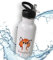 timalo® Trinkflasche für Kinder personalisiert mit Namen | auslaufsichere Edelstahl Sportflasche Kindergarten mit Tieren Geschenk für Jungen und Mädchen 400mL | 13-Fuchs