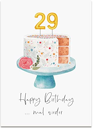 Nastami Geburtstagskarte lustige Karte Geburtstag (wieder mal 29)