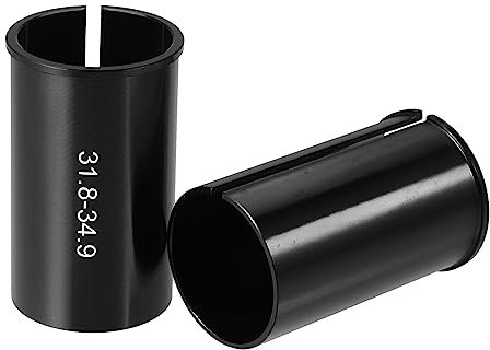 QUARKZMAN 2 Stück Fahrrad Sattel Stützen Rohradapter Reduzierhülse 31.8mm auf 34.9mm