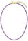 Purelei® Amethyst Kette Damen (Gold) – Halskette Damen aus langlebigem Edelstahl – Wasserfeste Kette mit Anhänger – 35-40 cm Länge – Halskette für deinen individuellen Look