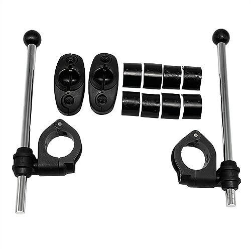 Windschutzscheibe Motorrad Verstellbare Universal Verkleidung Windschutzscheibe Schild Halterung Kit Halterung Lenker Ständer Klemme 22 MM 26 MM 29 MM Windabweiser