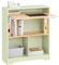 SoBuy Klapptisch mit angebautem Schrank Klappbarer Tisch mit Schrank Faltbarer Tisch Schreibtischschrank Grün BHT ca. 70x85x54cm FWT104-GR