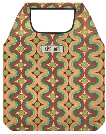 King Louie Einkaufstasche umweltfreundlich aus recycelten PET-Flaschen hergestellt Eco Bag Kizko 45 x 43 cm