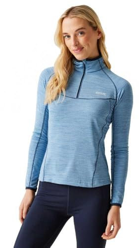 Regatta Yonder II Damen-Fleecejacke mit halbem Reißverschluss, coronet blue, 36